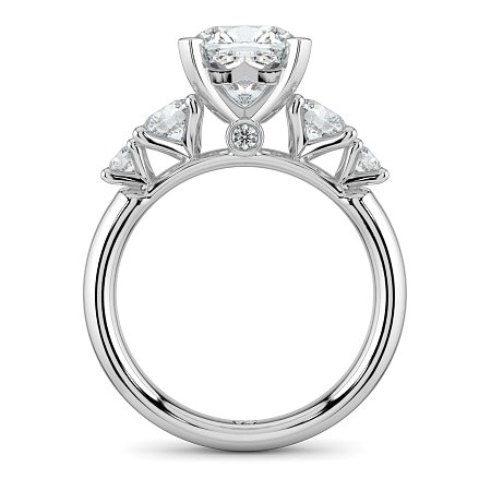 Cara Side Stones with 4 Accent Diamonds