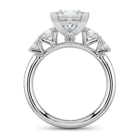 Cara Side Stones with 4 Accent Diamonds