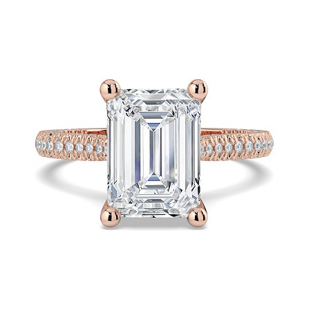 Cathedral with Hidden Halo and Diamond Pave Band