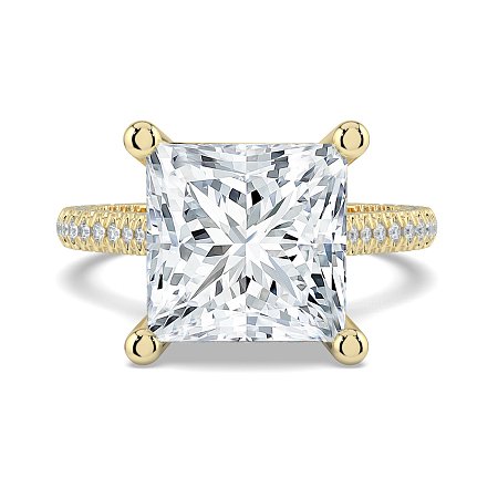 Cathedral with Hidden Halo and Diamond Pave Band