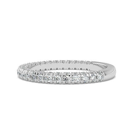 Cathedral Natural Diamond Wedding Ring 0.65cts Total Weight
