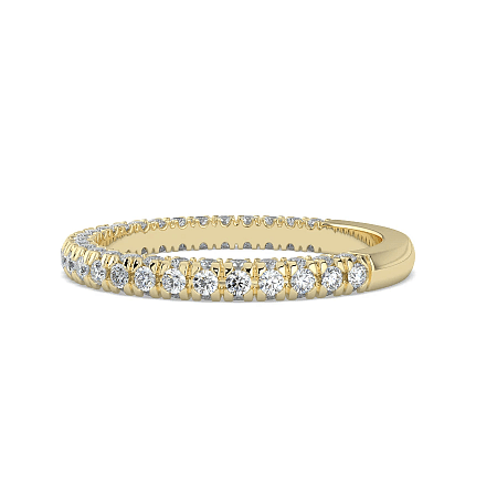 Cathedral Natural Diamond Wedding Ring 0.65cts Total Weight