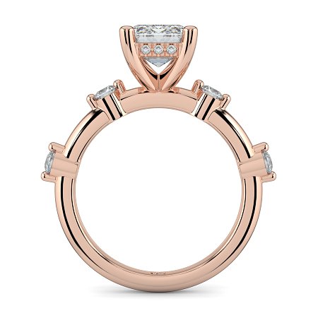 Ariel with Round Prong-Set on Band
