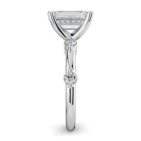 Ariel with Round Prong-Set on Band