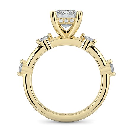 Ariel with Round Prong-Set on Band