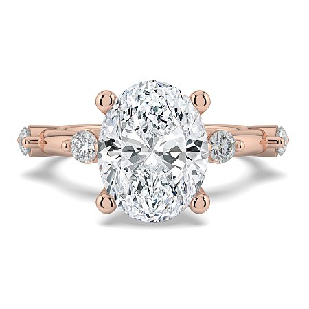 Ariel with Round Prong-Set on Band