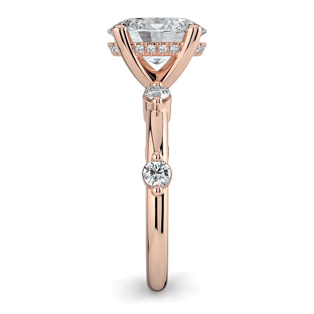 Ariel with Round Prong-Set on Band