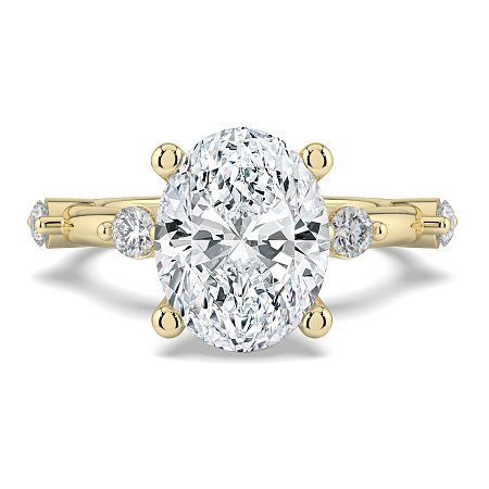 Ariel with Round Prong-Set on Band