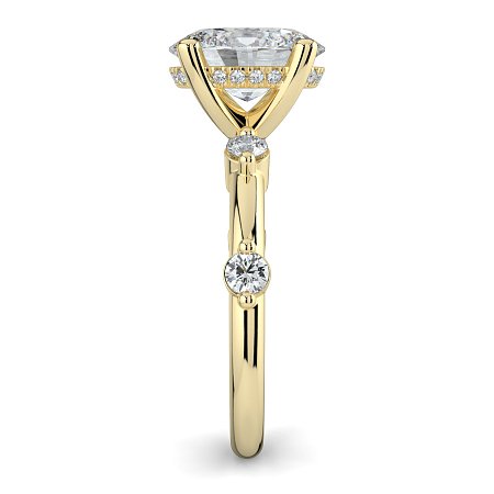 Ariel with Round Prong-Set on Band