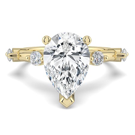 Ariel with Round Prong-Set on Band