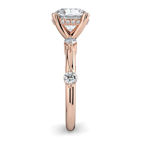 Ariel with Round Prong-Set on Band