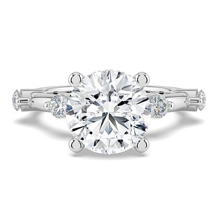 Ariel with Round Prong-Set on Band