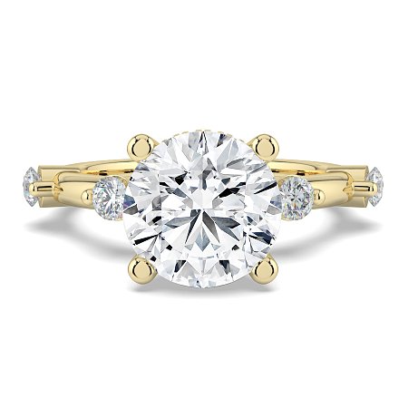 Ariel with Round Prong-Set on Band
