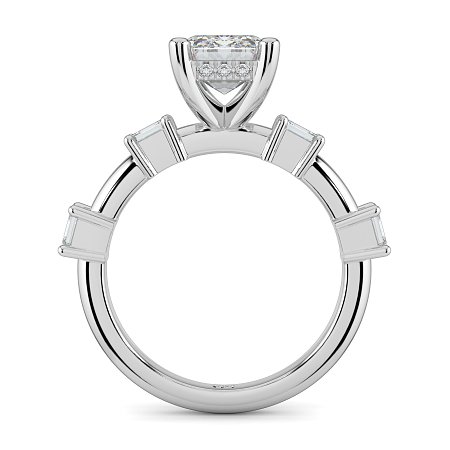 Ariel with Emerald Prong-Set on Band
