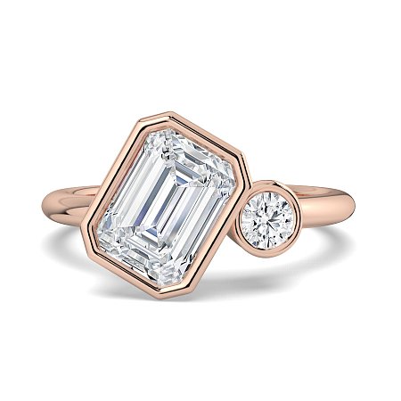 Selena Two Stones Assymetric