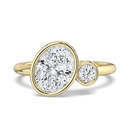 Selena Two Stones Assymetric