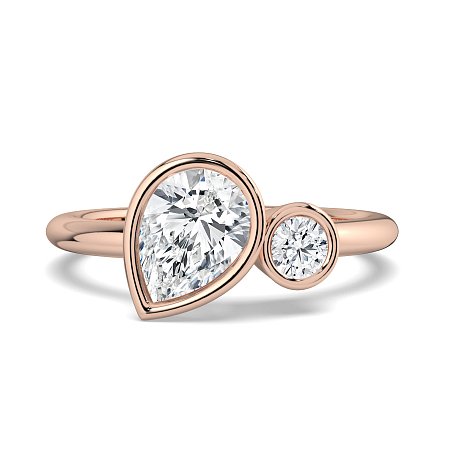 Selena Two Stones Assymetric