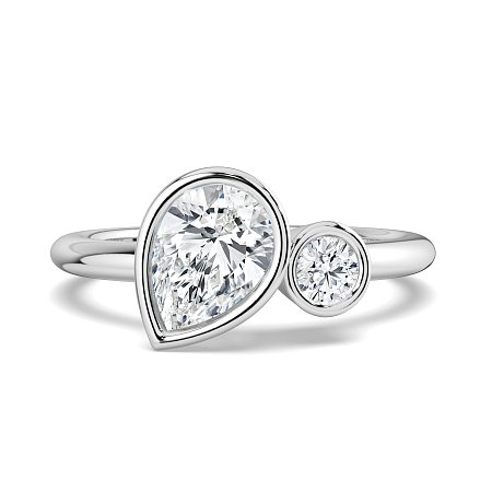Selena Two Stones Assymetric