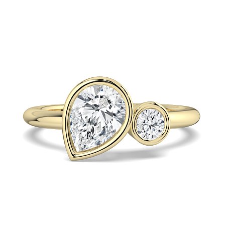 Selena Two Stones Assymetric