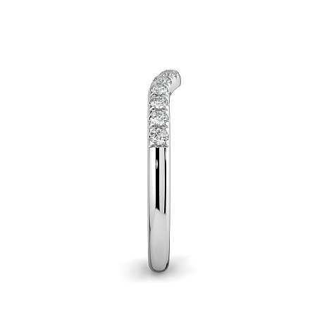 Pure Fancy Wedding Ring with Natural Diamonds 0.2ct Total Weight