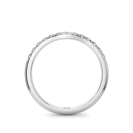 Pure Fancy Wedding Ring with Natural Diamonds 0.2ct Total Weight