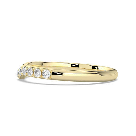 Pure Fancy Wedding Ring with Natural Diamonds 0.2ct Total Weight