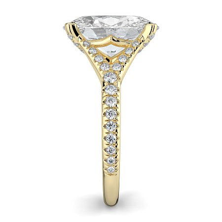Cathedral with Diamonds on Split Band