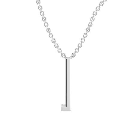 L Eternal Initial Pendant with Lab-Grown Diamonds and Attached Chain 0.05cts