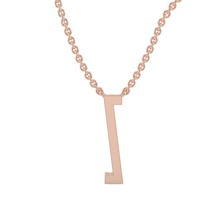 Z Eternal Initial Pendant with Lab-Grown Diamonds and Attached Chain 0.06cts
