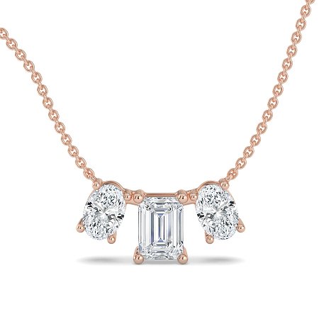 Trilogy Pendant with attached chain