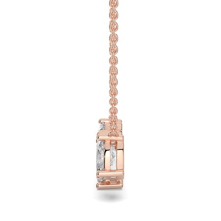 Trilogy Pendant with attached chain