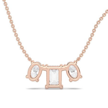 Trilogy Pendant with attached chain