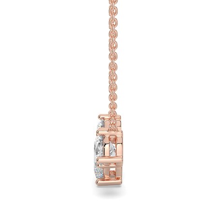 Trilogy Pendant with attached chain