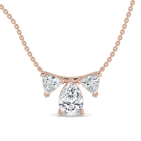 Trilogy Pendant with attached chain