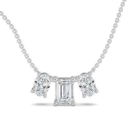 Trilogy Pendant with attached chain