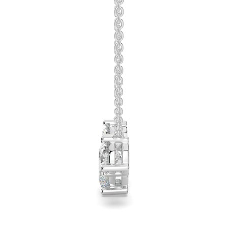 Trilogy Pendant with attached chain
