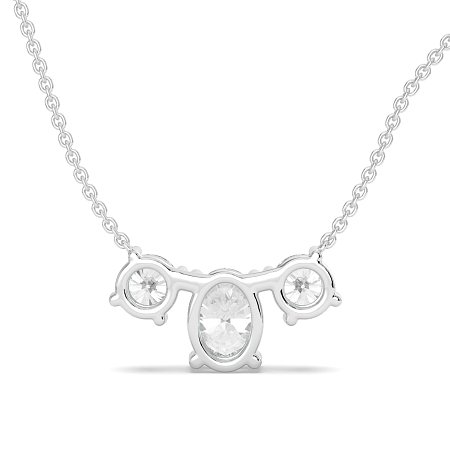 Trilogy Pendant with attached chain