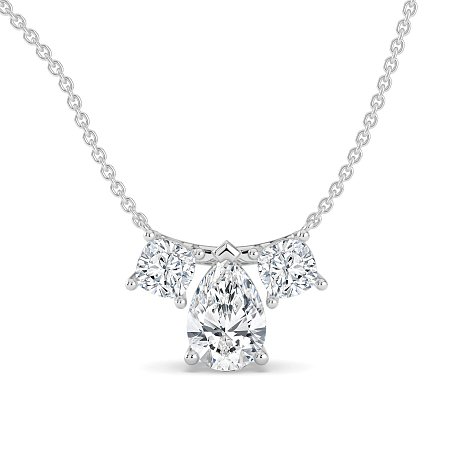 Trilogy Pendant with attached chain