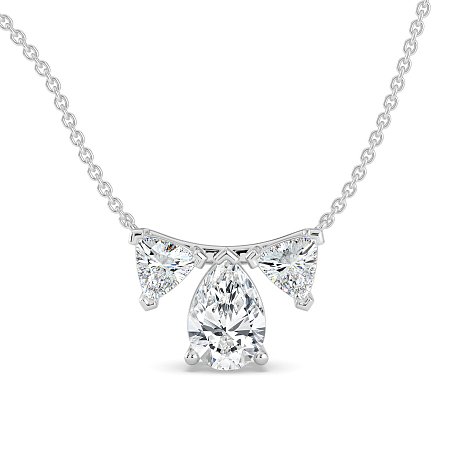 Trilogy Pendant with attached chain