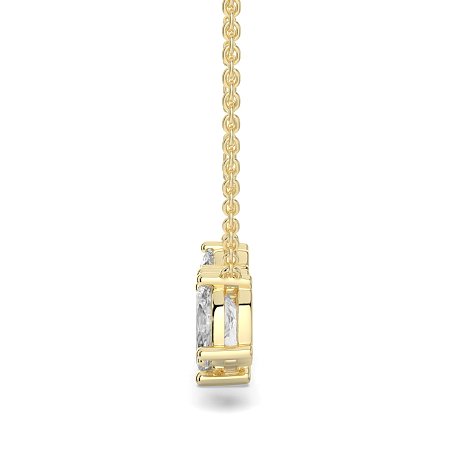 Trilogy Pendant with attached chain