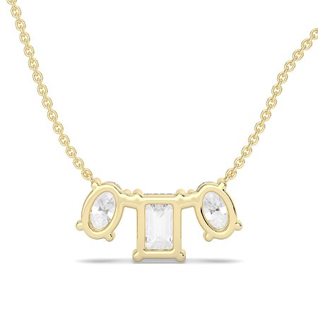Trilogy Pendant with attached chain