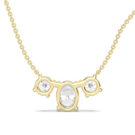 Trilogy Pendant with attached chain