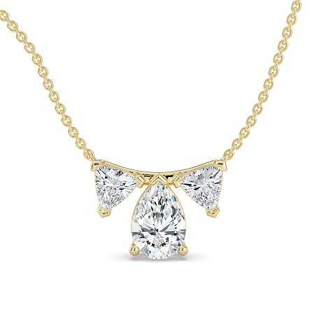 Trilogy Pendant with attached chain