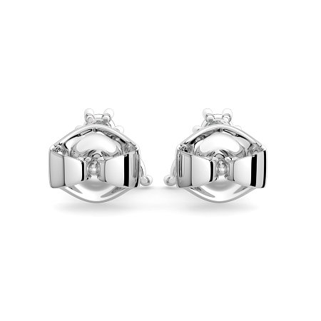 Earring Studs with Natural Diamonds 0.70cts Total Weight