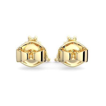 Earring Studs with Natural Diamonds 0.70cts Total Weight