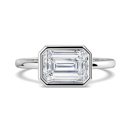 Lumen Emerald Engagement Ring