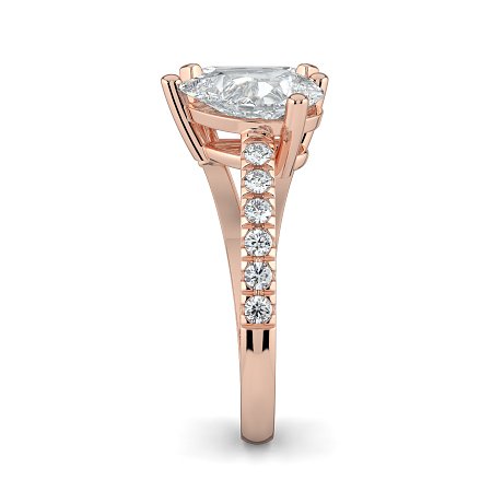 Toi&Moi with Half Split Band