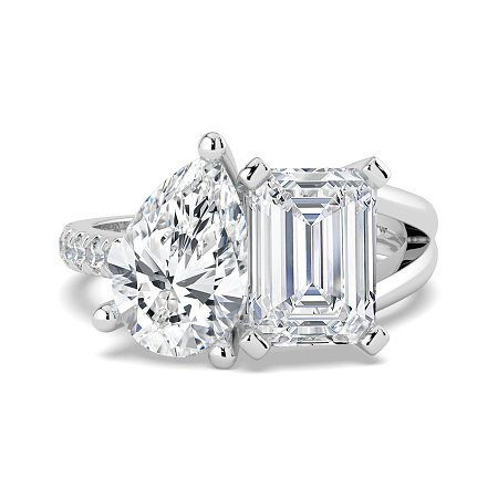 Toi&Moi with Half Split Band