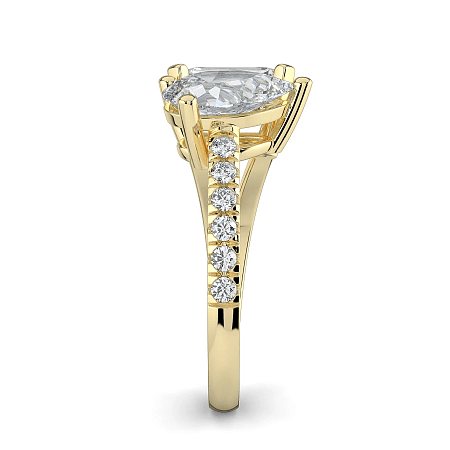 Toi&Moi 2 Stones Ring with IGI LG Diamonds 2.68cts Total Weight