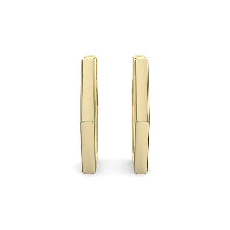 Earring Huggies with Natural Diamonds 0.18cts Total Weight
